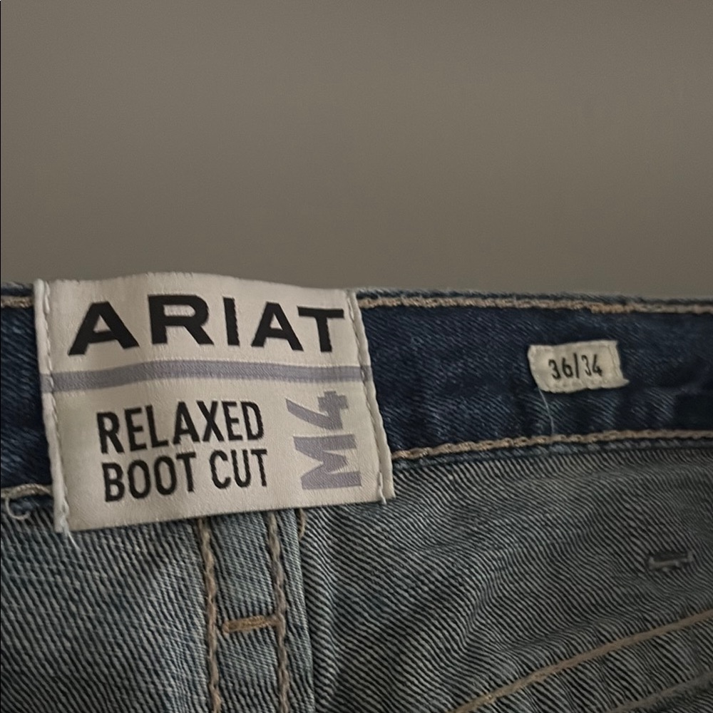 Ariat Men's Relaxed Boot Cut Jeans - Blue
36X34